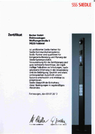 Zertifizierter Siedle Kommunikationspartner